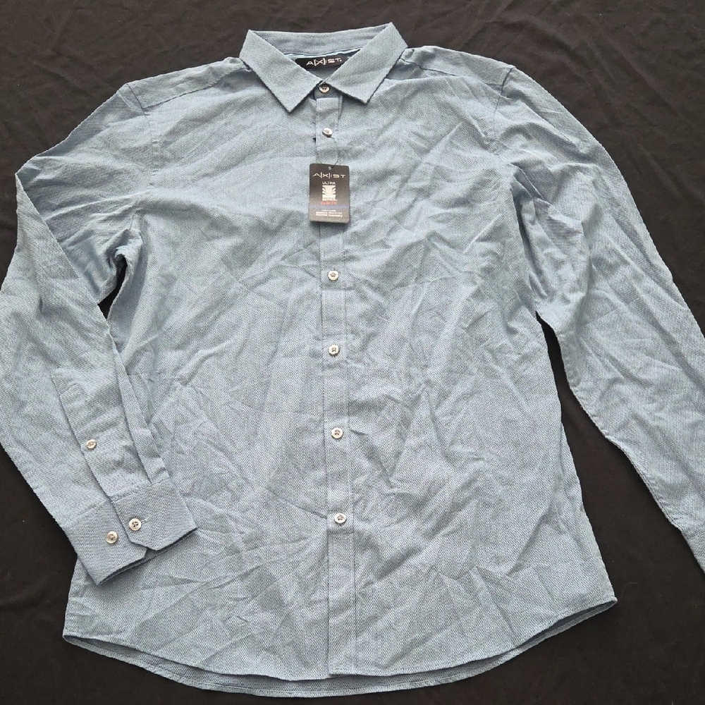 Axist Light Blue Casual Button Down Shirt